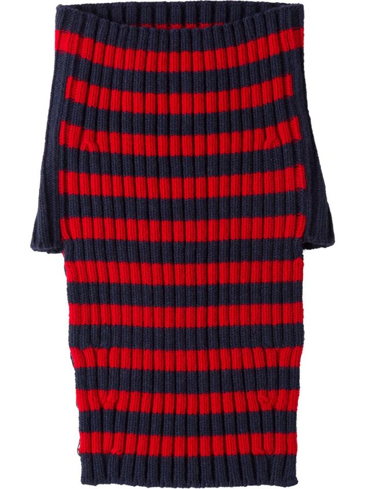 Prada Wool And Cashmere Tube Scarf - Blue