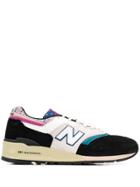 New Balance 977 Print Mix Sneakers - Black