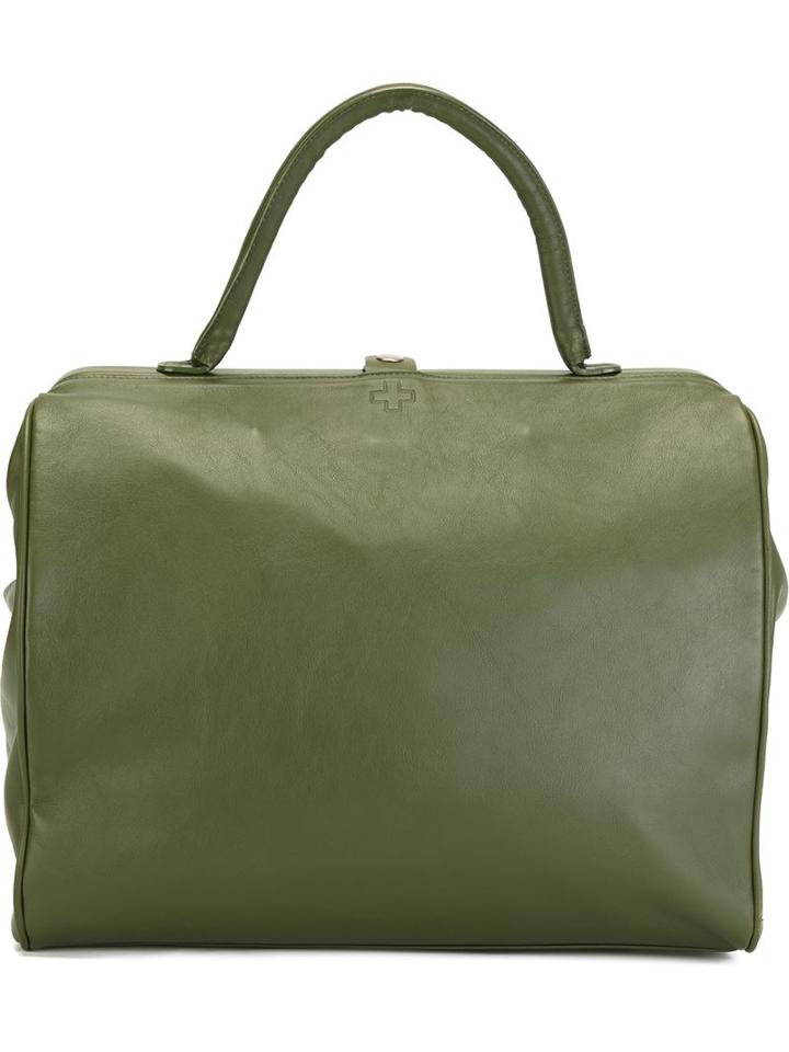 A.f.vandevorst 161b1921 Tote, Women's, Green, Calf Leather