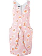 Emporio Armani Flower Embroidered Dress