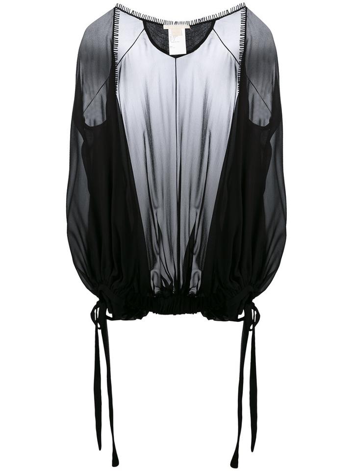 Antonio Berardi - Open Front Jacket - Women - Silk - 40, Black, Silk