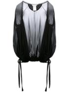 Antonio Berardi - Open Front Jacket - Women - Silk - 40, Black, Silk