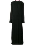 Haider Ackermann Contrast Detail Maxi Dress - Black