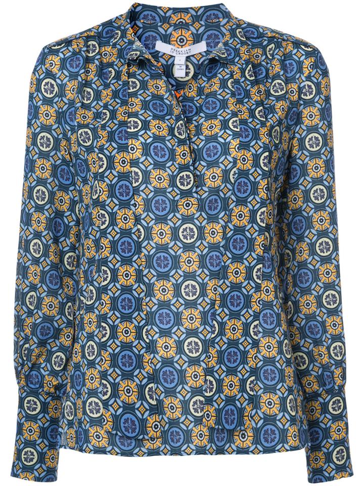 Derek Lam 10 Crosby Long Sleeve Blouse With Neck Tie - Green