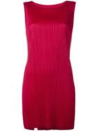 Pleats Please By Issey Miyake Ribbed Long Tank