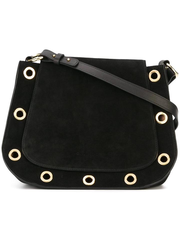 L'autre Chose Eyelets Detailing Shoulder Bag