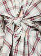 Natasha Zinko Knot Detail Shirt Dress - Neutrals