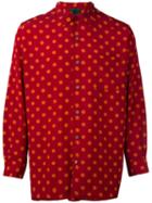 Polka Dot Print Shirt, Men's, Size: 48, Red, Jean Paul Gaultier Vintage
