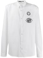 Mcq Alexander Mcqueen Rear-printed Patch Detail Shirt - White