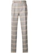 Fendi Classic Checked Trousers - Grey