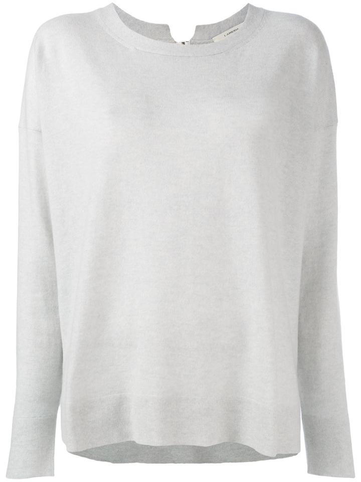 Lareida Crew Neck Jumper, Women's, Size: Medium, Grey, Cashmere