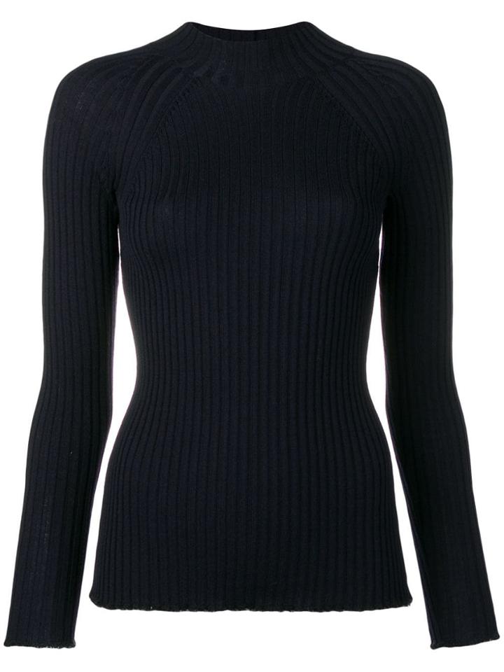 Sonia Rykiel Mock Neck Jumper - Blue