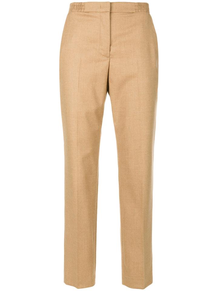 Msgm Cropped Trousers - Nude & Neutrals