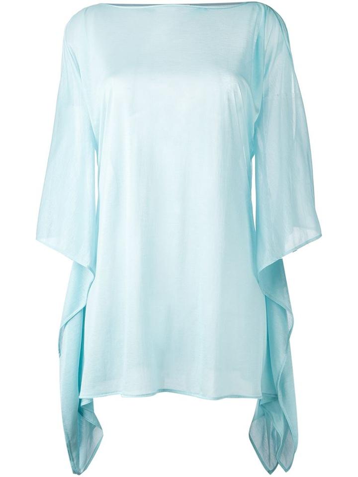 La Perla Cool Draping Kaftan, Women's, Blue, Nylon/rayon