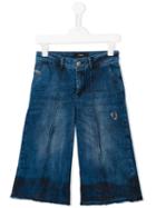 Diesel Kids - Wide Leg Jeans - Kids - Cotton/spandex/elastane - 9 Yrs, Blue
