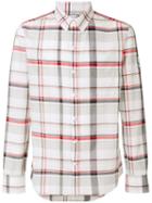 Moncler Plaid Fitted Shirt - White