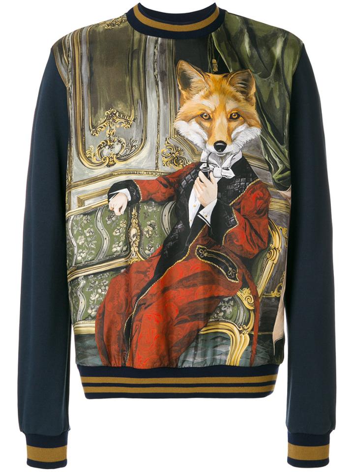 Dolce & Gabbana Royal Pet Portrait Sweatshirt - Multicolour