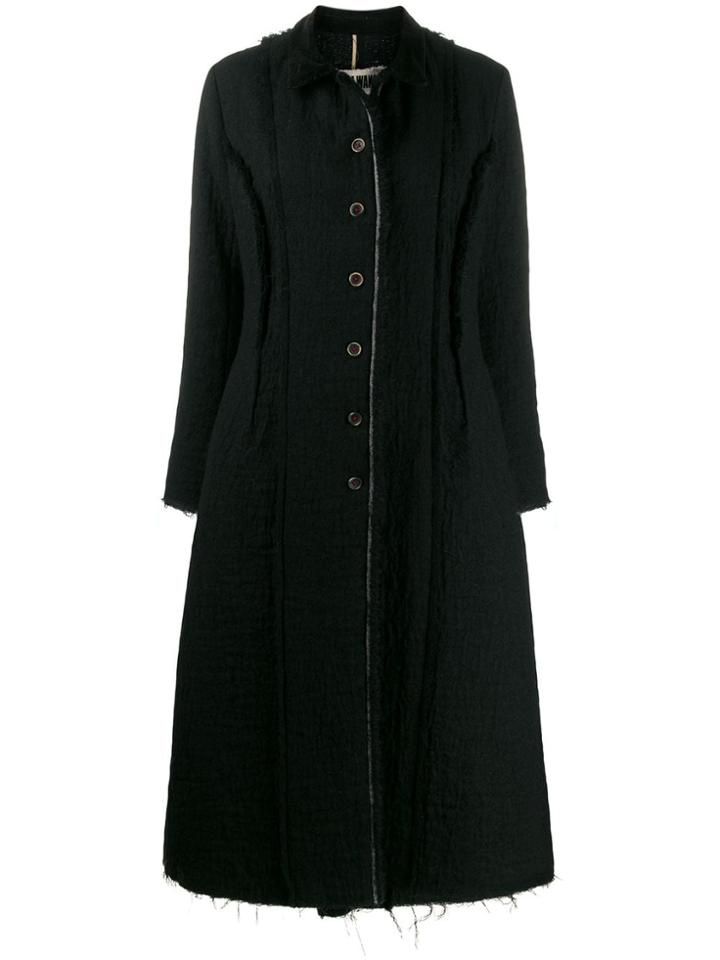 Uma Wang Cacey Single-breasted Coat - Black