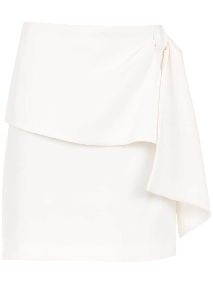 Egrey Wrap Style Skirt - White