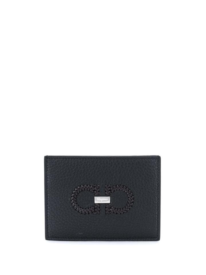 Salvatore Ferragamo Gancini Coin Wallet - Black