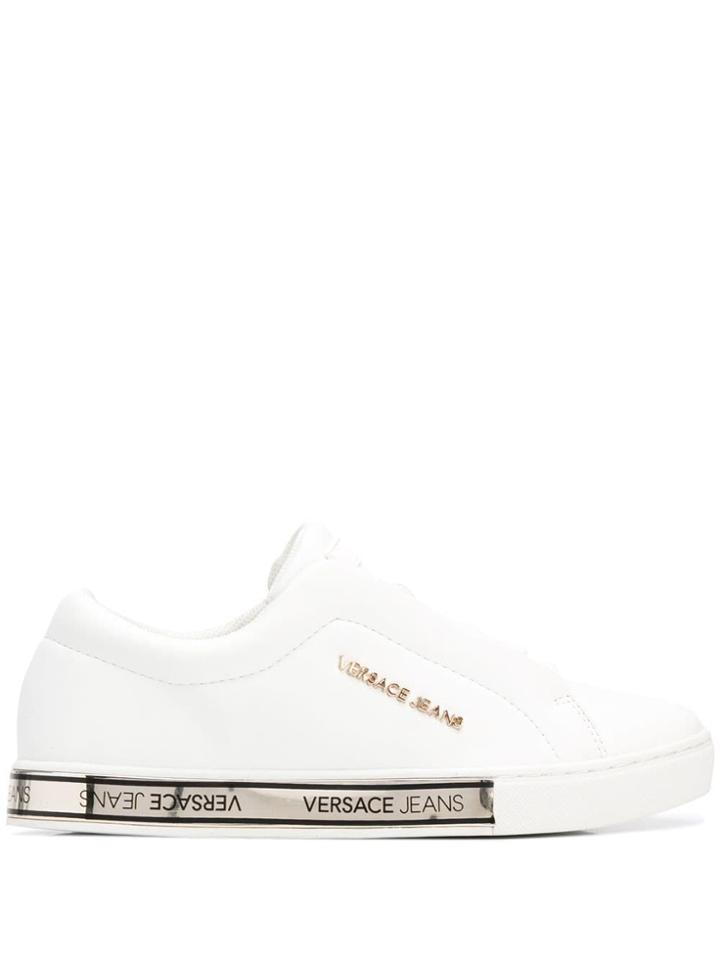 Versace Jeans Logo Sneakers - White