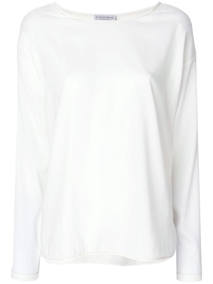 Le Tricot Perugia Longsleeved T-shirt - Neutrals