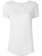 Majestic Filatures Superwashed V Neck T-shirt, Women's, Size: 1, Pink/purple, Viscose/spandex/elastane