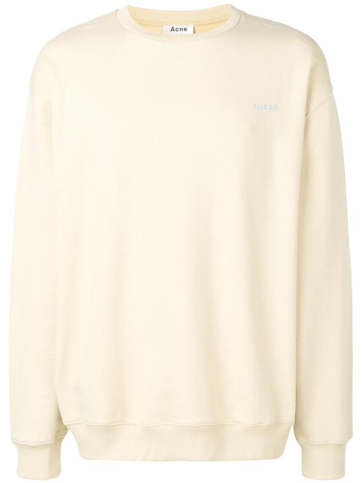 Acne Studios Crew Neck Sweatshirt - Yellow