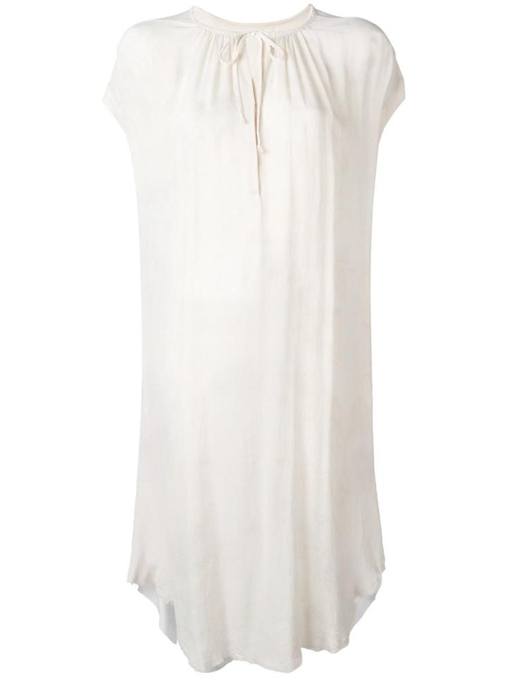Raquel Allegra Tie-dye Peasant Dress - Nude & Neutrals