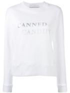 Paco Rabanne - Canned Sweatshirt - Women - Cotton - 36, White, Cotton