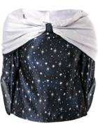 Hellessy Hooded Blouse With Adjustable Drawstring - Blue