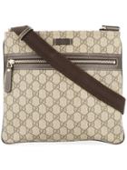 Gucci Vintage Gg Pattern Crossbody Bag - Brown