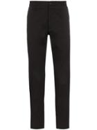 Dolce & Gabbana Logo Stripe Stretch Cotton Blend Chinos - Black