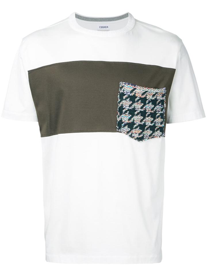 Coohem Tweed Pocket T-shirt - White