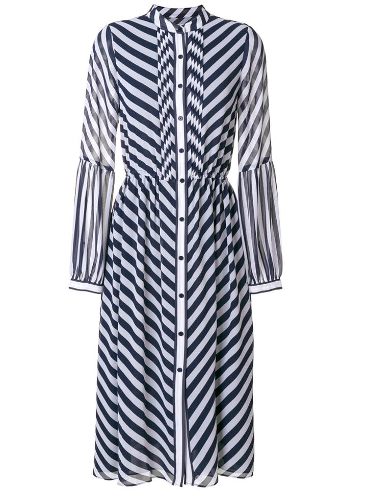 Michael Michael Kors Striped Dress - Blue