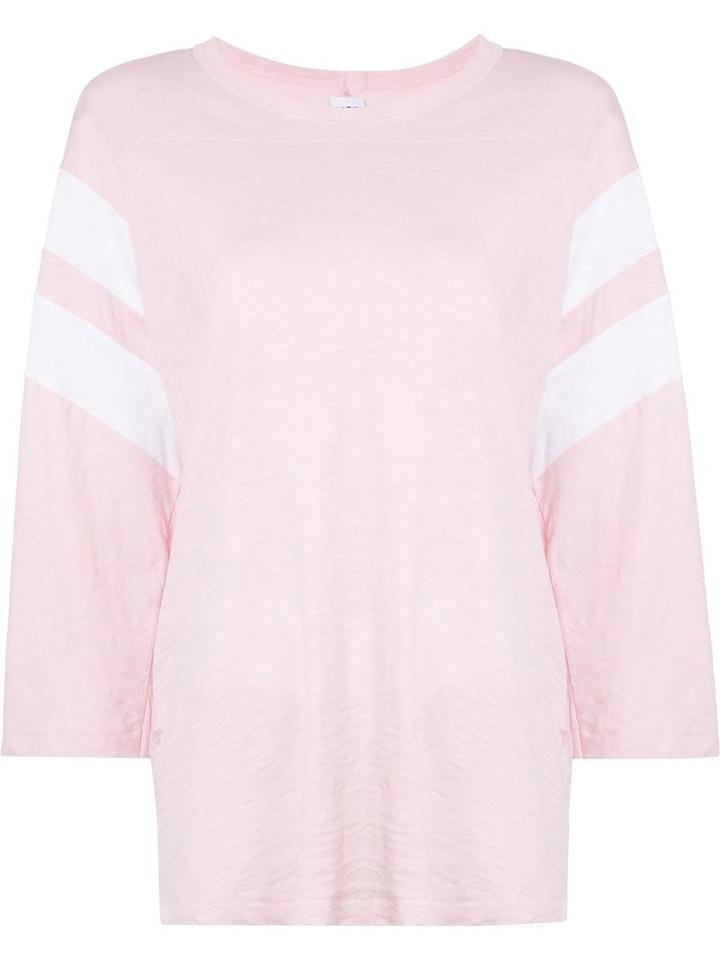 Nsf Round Neck Sweatshirt, Women's, Size: Medium, Pink/purple, Cotton