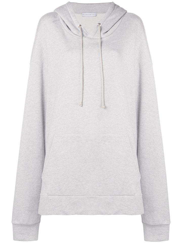 Matthew Adams Dolan Drawstring Hoodie - Grey