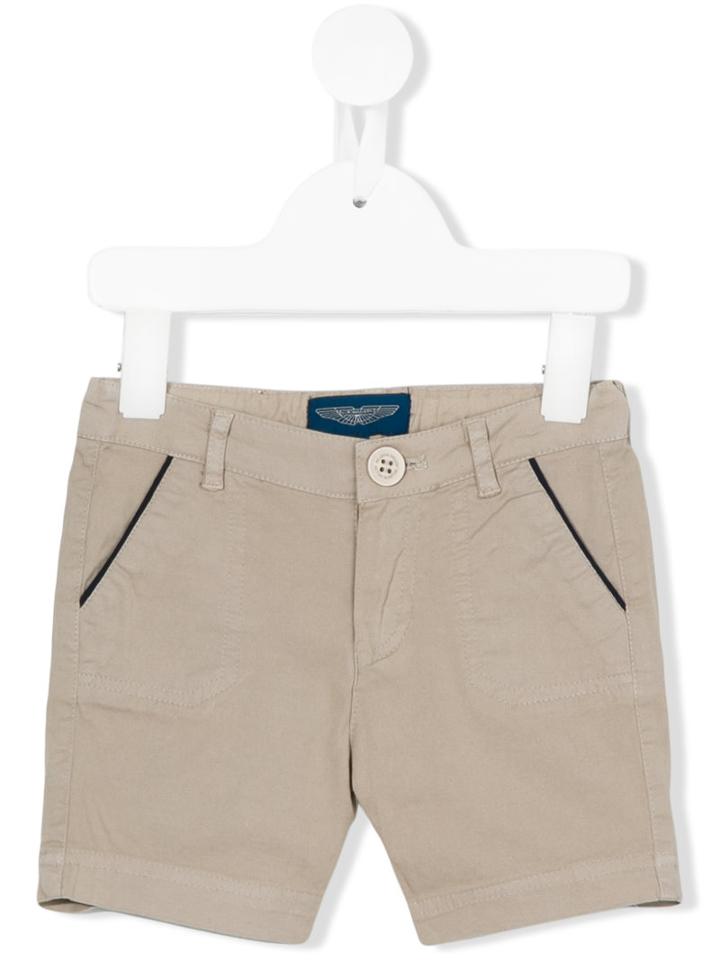 Aston Martin Kids - Piped Pocket Shorts - Kids - Cotton/spandex/elastane - 18 Mth, Nude/neutrals