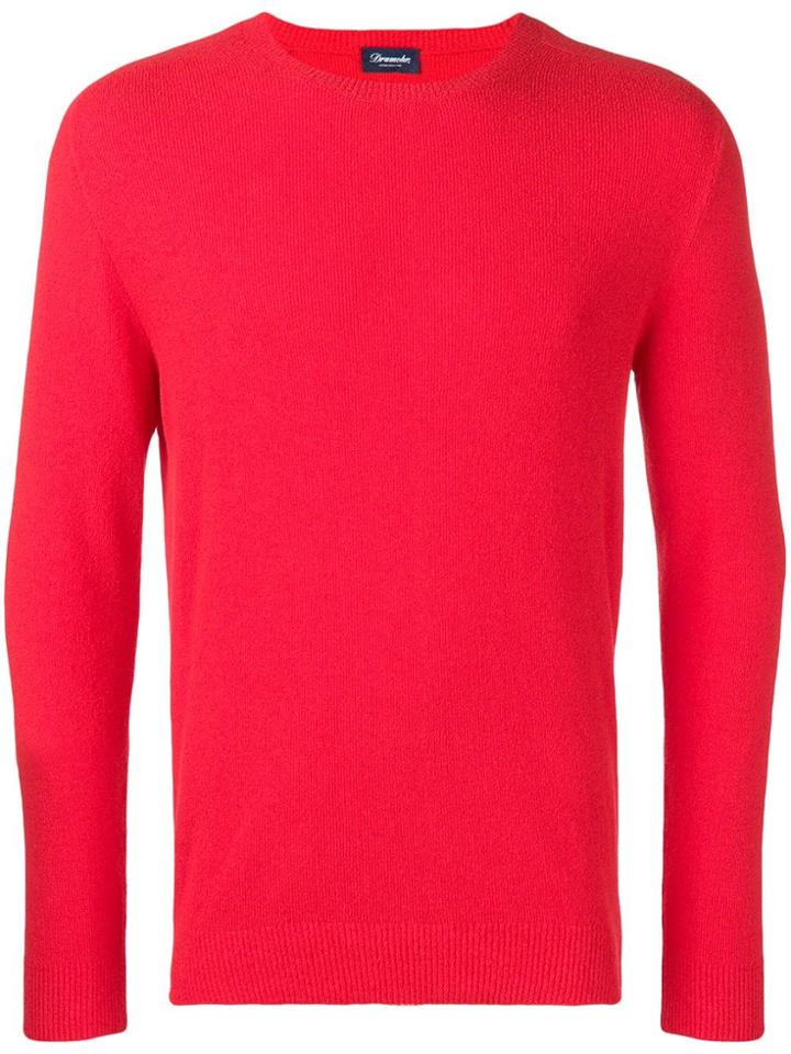 Drumohr Basic Longsleeved Jumper - Red