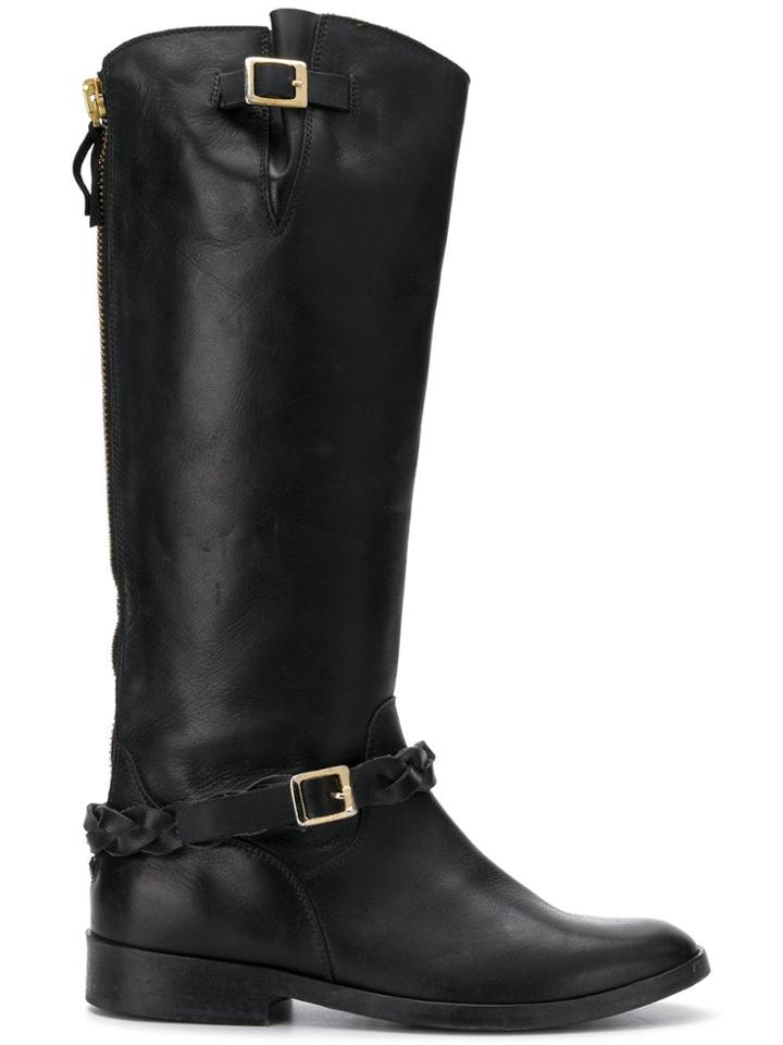 Golden Goose Deluxe Brand Braid Detailed Boots - Black