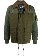 Junya Watanabe Man Two-tone Light Jacket - Green