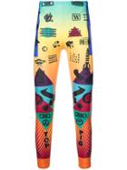 Walter Van Beirendonck P!g Face The Future Print Leggings -