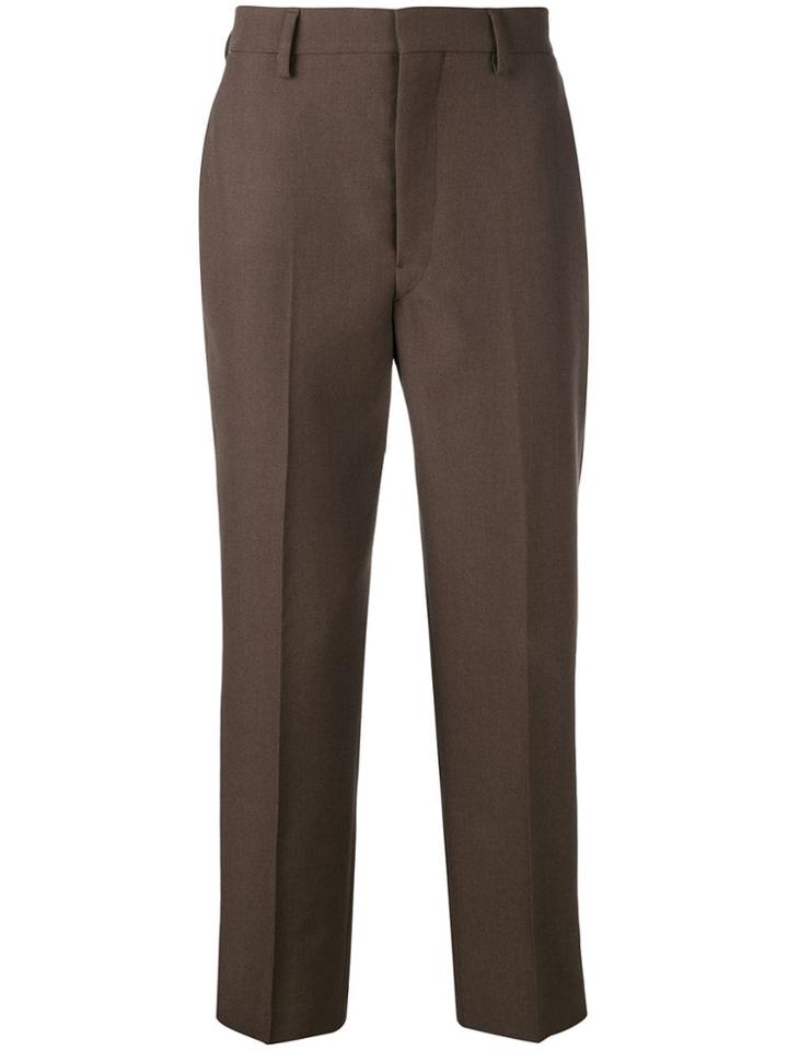 Lemaire Straight-leg Tailored Trousers - Brown