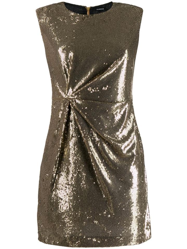 P.a.r.o.s.h. Sequinned Mini Dress - Gold