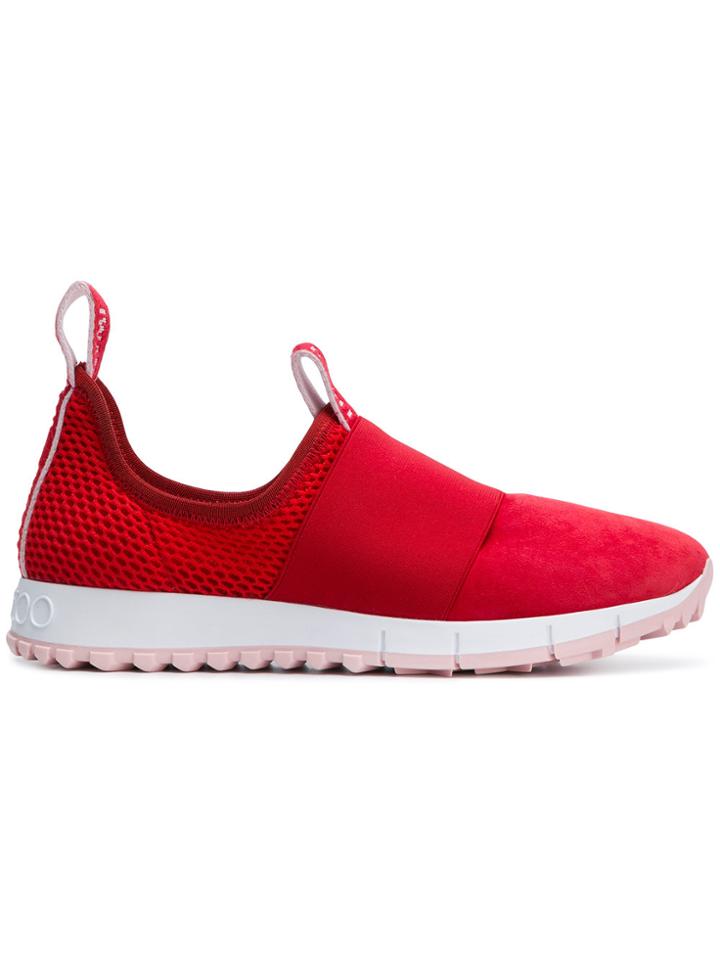 Jimmy Choo Oakland Sneakers - Red