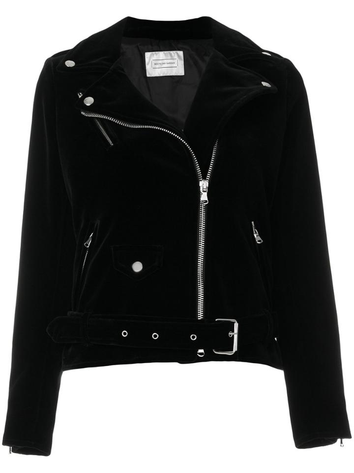 Route Des Garden Classic Biker Jacket - Black