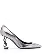 Saint Laurent Opyum Pumps - Silver