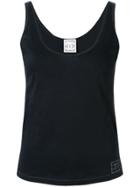 Chanel Pre-owned Sports Line Logo Tank Top - Black
