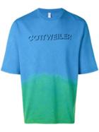 Cottweiler Two Tone Logo Print T-shirt - Blue