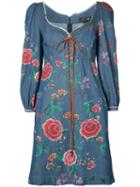 Roberto Cavalli - Denim Dress - Women - Cotton - 42, Women's, Blue, Cotton